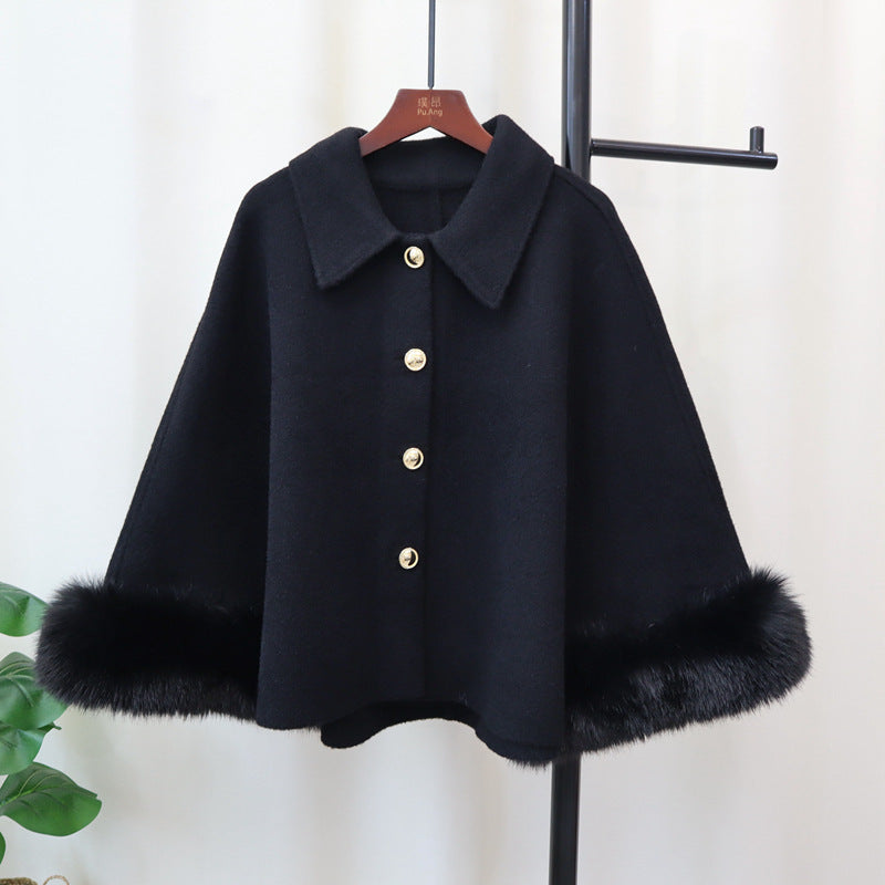 New Classic Style Knitted Cloak  Jacket