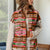 New Knitted Sleeve Patchwork Wool Coat