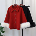 New Classic Style Knitted Cloak  Jacket